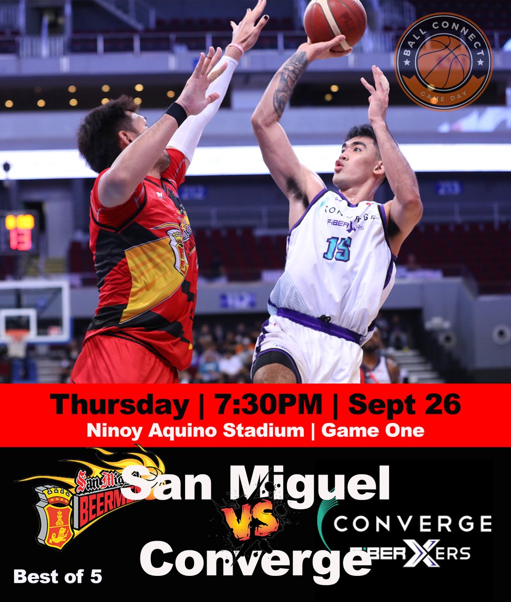 The Converge big man will be up against no less than eighth-time MVP #JuneMarFajardo as the #FiberXers arrange a best-of-five quarterfinals series against the #SMBeermenTeam.