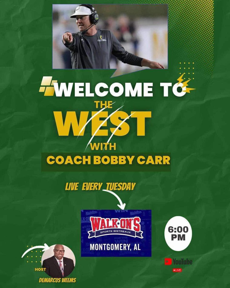 Carver_FB's tweet image. Let’s show up and pack it out!!

🗓️ When: Tuesday

📍 Where: Walk-On’s Sports Bistreaux

⏰ Time: 6pm. Be there early to grab a seat!

Wolverine Nation, LET’S PACK IT OUT!  #WelcomeToTheWest  #WolverineNation