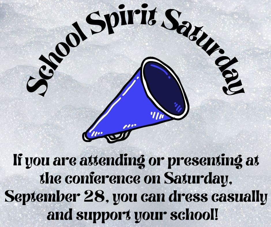 Attending #icaiowa24? Saturday, Sept. 28 is School Spirit Saturday at our conference!