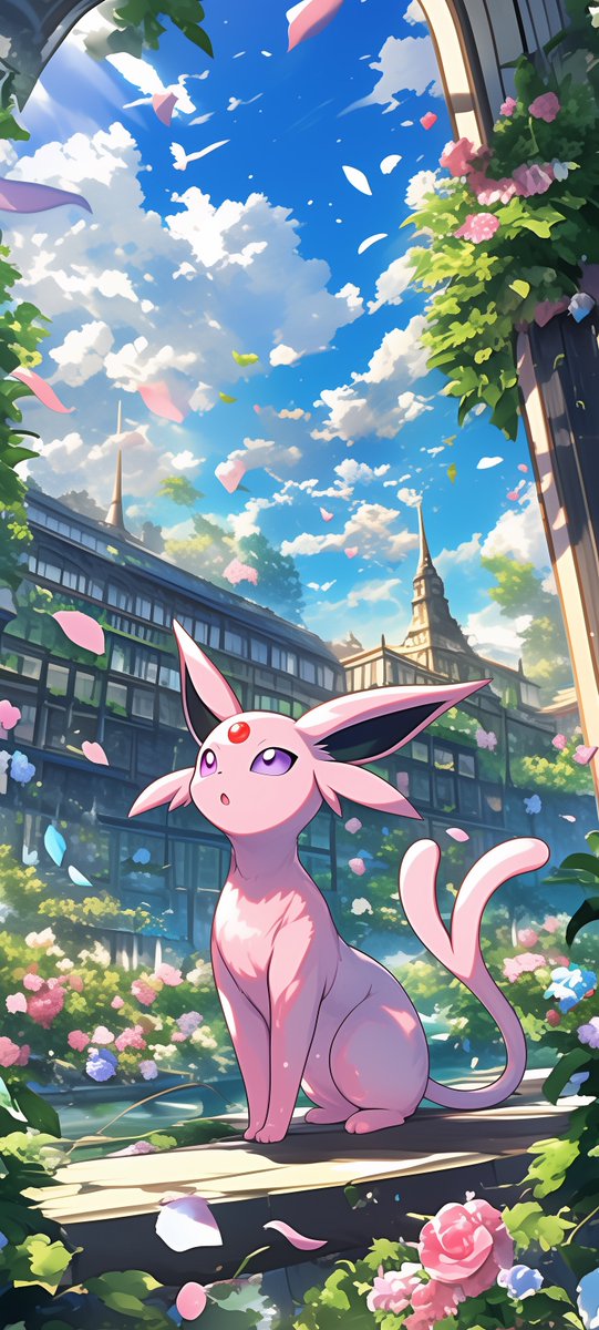 vince19visuals's tweet image. Cute Espeon Wallpaper