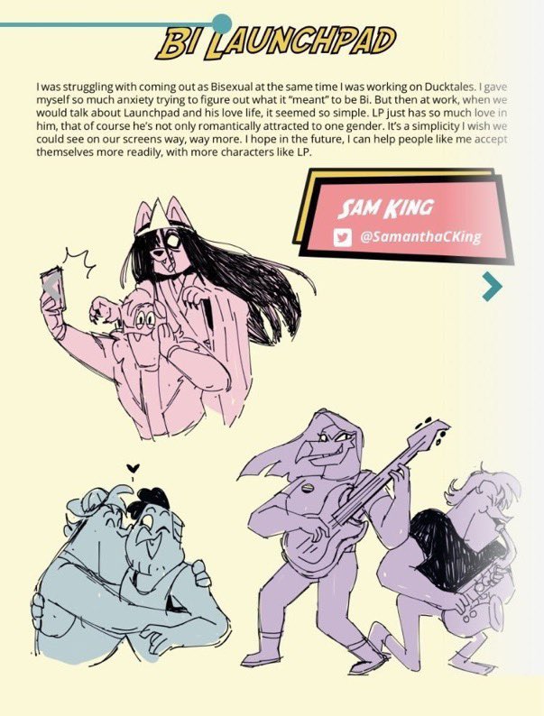 weirdbeingg's tweet photo. Reminder that Launchpad is canonically bisexual! https://t.co/hBwAPGsQIT