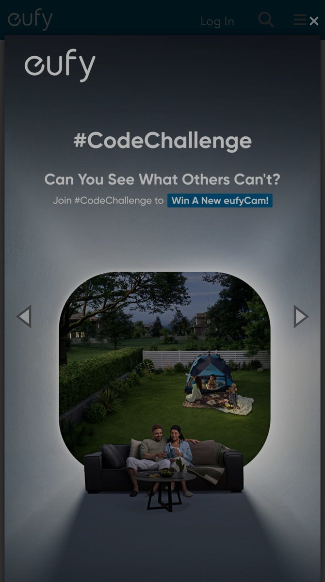 cubangel's tweet photo. “#eufy #SeeWhatOthersCant #CodeChallenge Eyesight testing! Can you find the hidden code in this poster? Input your code in this link and get the luxury eufyCam.  Unveil the new eufyCam - See What Others Can’t - eufy US 134” https://t.co/6MmzNsksmX