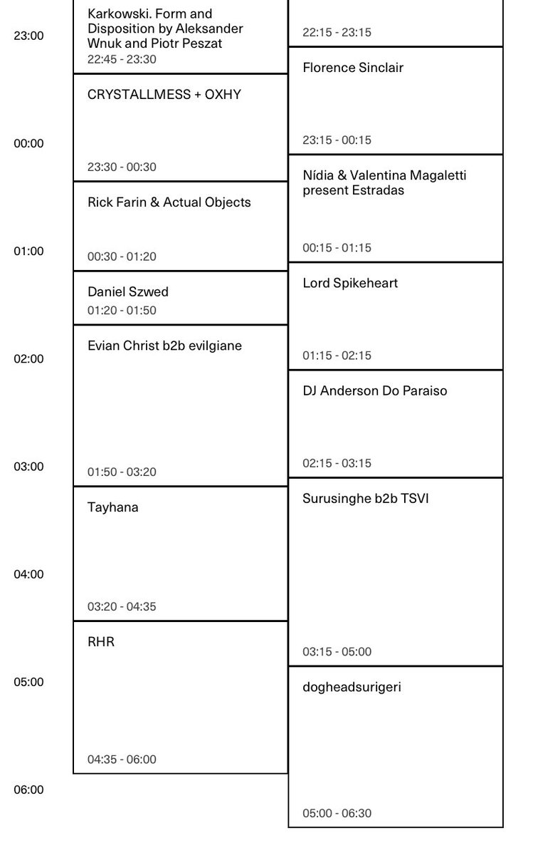 oookaaay in less than two weeks I’m closing Room 2 at <a href="/unsound/">Unsound</a> festival 😶‍🌫️ just right after <a href="/Tsvisions/">TSVI</a> and Surusinghe 👀