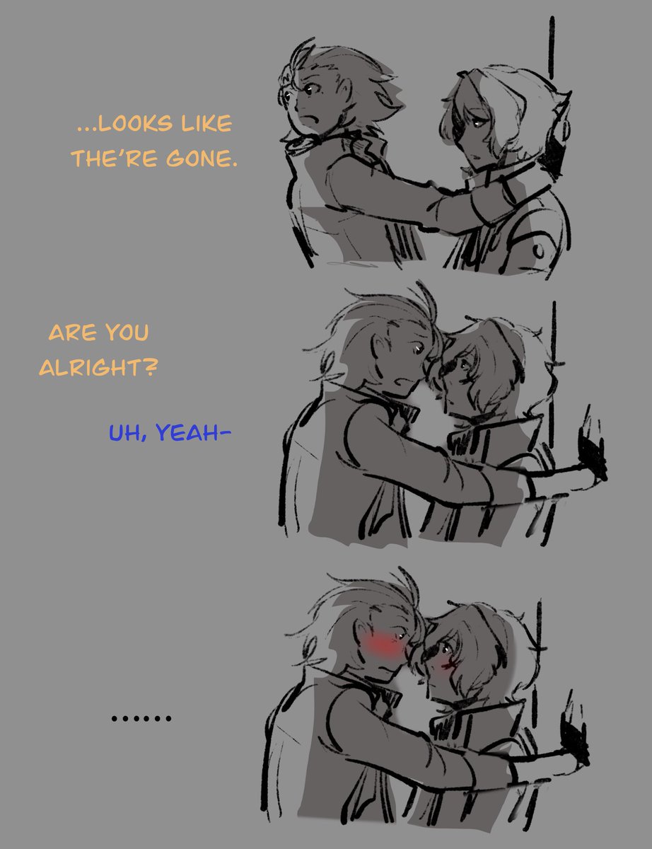 azurieart's tweet photo. close call!
.
.
.
#ryomina #p3 #p3re https://t.co/jnJsPIFw50