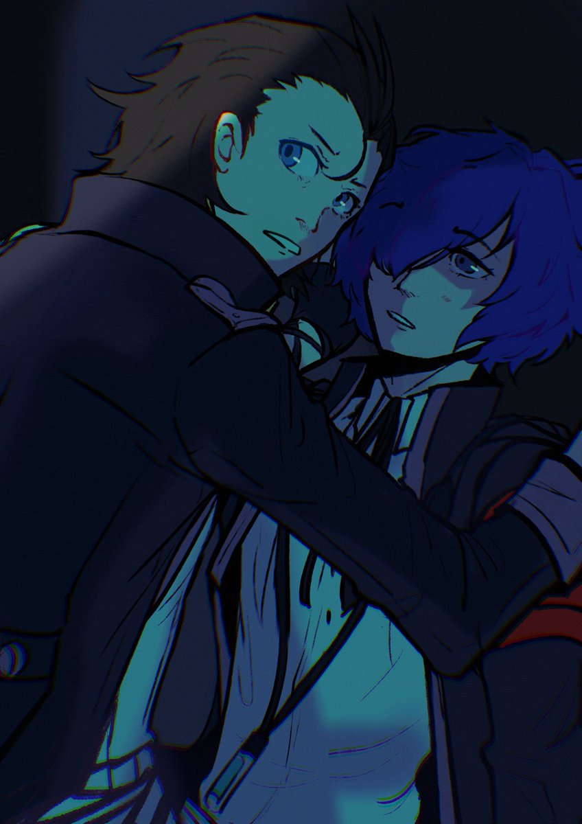 azurieart's tweet photo. close call!
.
.
.
#ryomina #p3 #p3re https://t.co/jnJsPIFw50