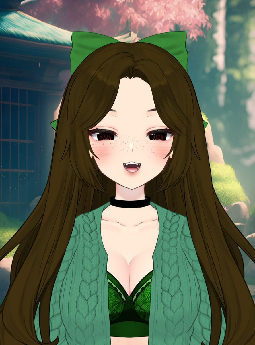 ✨HI✨
Been getting a lot of new faces over here so hello!

I'm Melissa Rise! A pokemon/varitey streamer who does VTubing &amp; Facecam streams.
I love the color green, bats, musicals, and meaningful chaos.
You can catch me on twitch every Tuesday and Friday at 5pm PST.
See ya there!