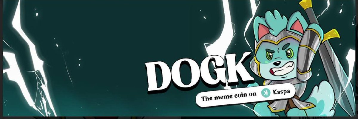 WrendonoLoL's tweet photo. Blue dog, sword, and a FREE drop! What else do you need? 

$DOGK is the new MEME on Kaspa, and the drop is for the bold! ⚔️🐕 https://t.co/PokkRmrPID