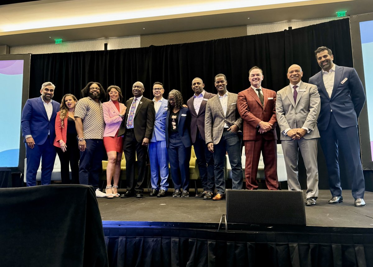 DiCelloLevitt's tweet photo. This weekend, Partner Diandra "Fu" Debrosse &amp; @AttorneyCrump led the Third Annual @shadesofmass Conference in Houston! ⚖️Check out the photos from this event where legal leaders champion diversity in mass torts and advocate for Black and Brown attorneys to take the lead. https://t.co/B5bwvYrCgg