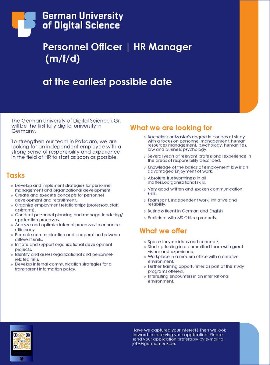 👉 Let’s work together for a better future! Visit our career page ➡️lnkd.in/eEyZnr_A to discover how you can become part of our growing community. We look forward to your applications! 🚀