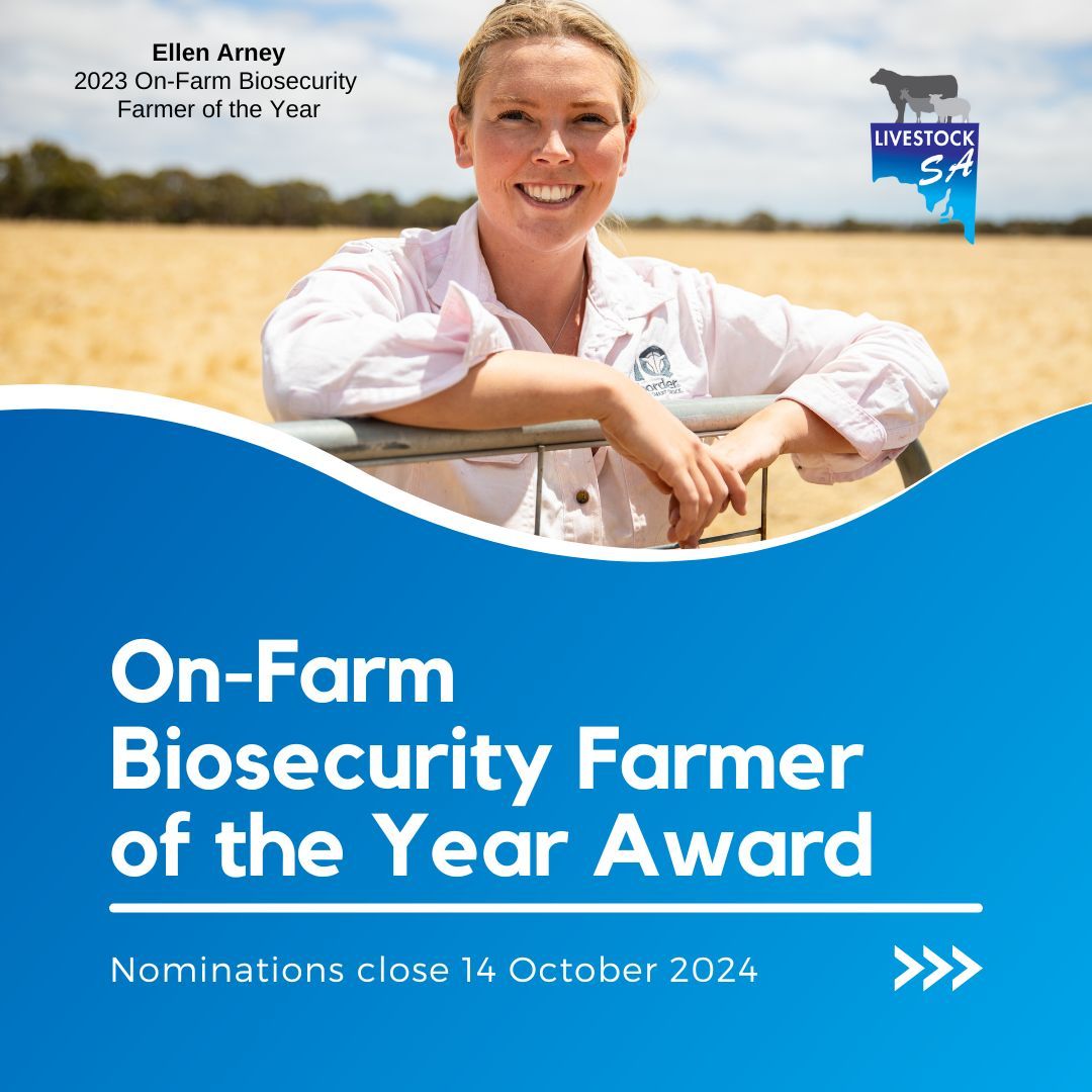 Livestock SA (@livestock_sa) on Twitter photo ๐๐ข๐ฏ๐๐ฌ๐ญ๐จ๐๐ค ๐๐ ๐๐ง-๐
๐๐ซ๐ฆ ๐๐ข๐จ๐ฌ๐๐๐ฎ๐ซ๐ข๐ญ๐ฒ ๐
๐๐ซ๐ฆ๐๐ซ ๐จ๐ ๐ญ๐ก๐ ๐๐๐๐ซ
Put forward a nomination here: buff.ly/3XCUeZn
๐๐จ๐ฆ๐ข๐ง๐๐ญ๐ข๐จ๐ง๐ฌ ๐๐ฅ๐จ๐ฌ๐: ๐๐ ๐๐๐ญ๐จ๐๐๐ซ ๐๐๐๐ ๐๐ข๐ฏ๐๐ฌ๐ญ๐จ๐๐ค ๐๐ ๐๐ง-๐
๐๐ซ๐ฆ ๐๐ข๐จ๐ฌ๐๐๐ฎ๐ซ๐ข๐ญ๐ฒ ๐
๐๐ซ๐ฆ๐๐ซ ๐จ๐ ๐ญ๐ก๐ ๐๐๐๐ซ
Put forward a nomination here: buff.ly/3XCUeZn
๐๐จ๐ฆ๐ข๐ง๐๐ญ๐ข๐จ๐ง๐ฌ ๐๐ฅ๐จ๐ฌ๐: ๐๐ ๐๐๐ญ๐จ๐๐๐ซ ๐๐๐๐