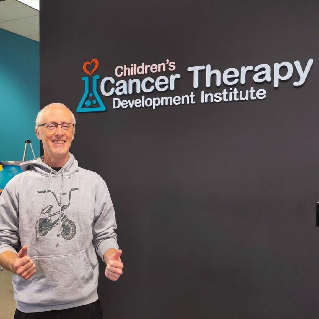 When Ben was dx with #rhabdomyosarcoma we were shocked by how few treatments were available. We knew we had to change this &amp; research was the answer

Bens dad now volunteers on #childhoodcancer research projects sharing his lived experience. Find out more: bit.ly/47ADjtC