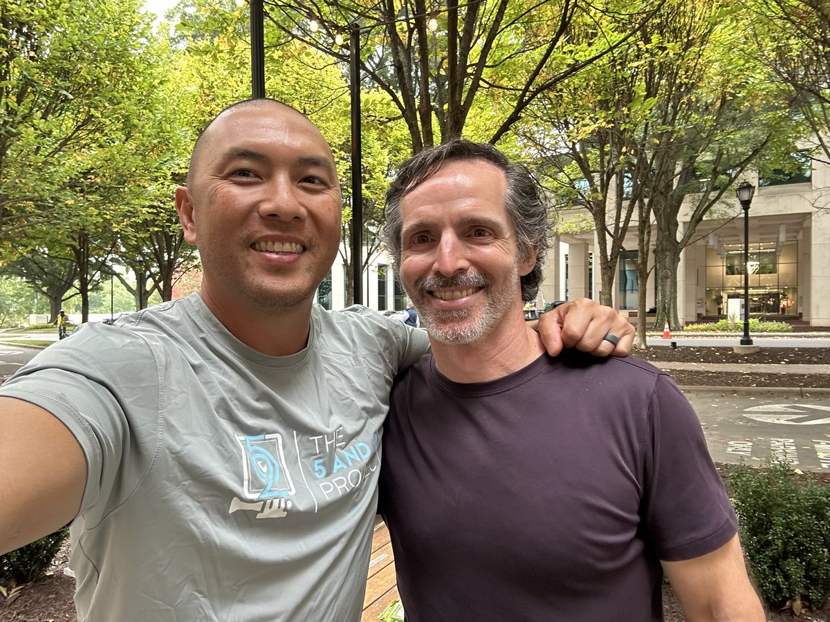 SFN started w/ an informal conversation over 🥤🍺 at Earl’s Grocery in Elizabeth, Charlotte, NC between <a href="/F3Nash/">Will</a> + <a href="/JRRTolkienF3/">Kevin Young</a> in 2017. 

7+ years later here we are. Great co-founders lunch today! 

18 racing chairs, 4 trailers, 📍 GAx2 + SC + NC, 150+ events

#whopusheswho