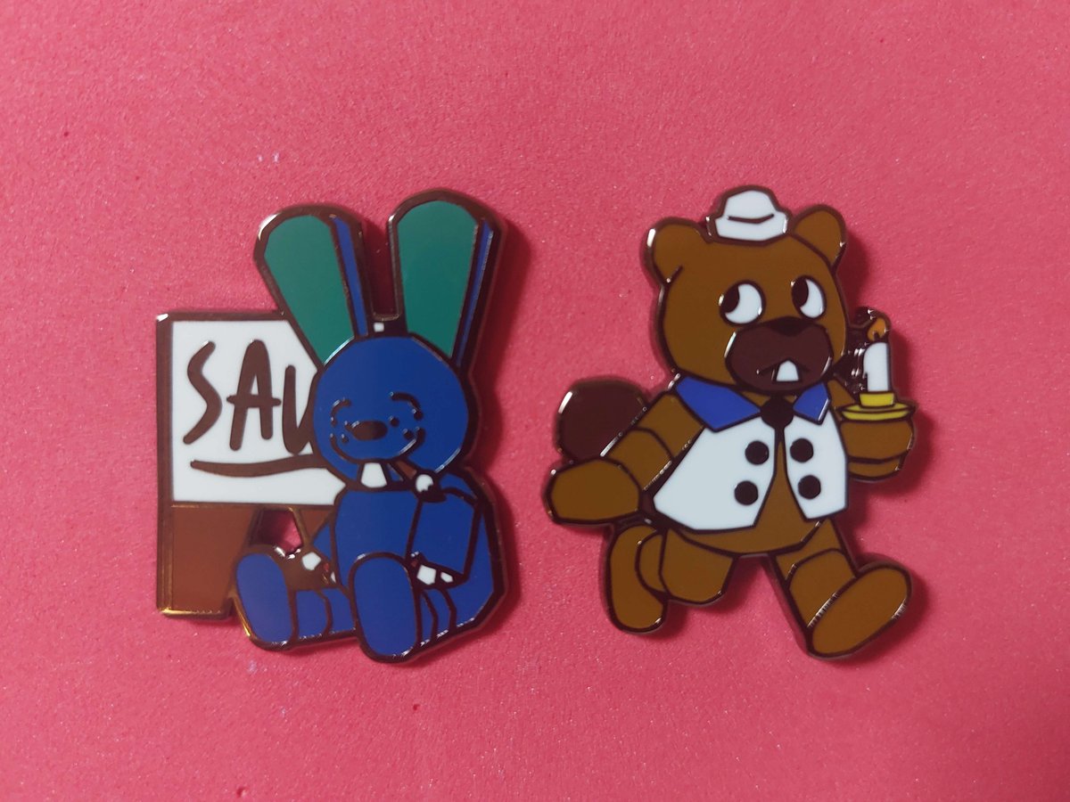 PoisonousPastel's tweet image. Reminder that Bucky and Stumbler enamel pins are available for purchase! Limited quantities available

Bucky: etsy.com/listing/177170…

Stumbler: etsy.com/listing/177616…

#shipwrecked #shipwrecked64