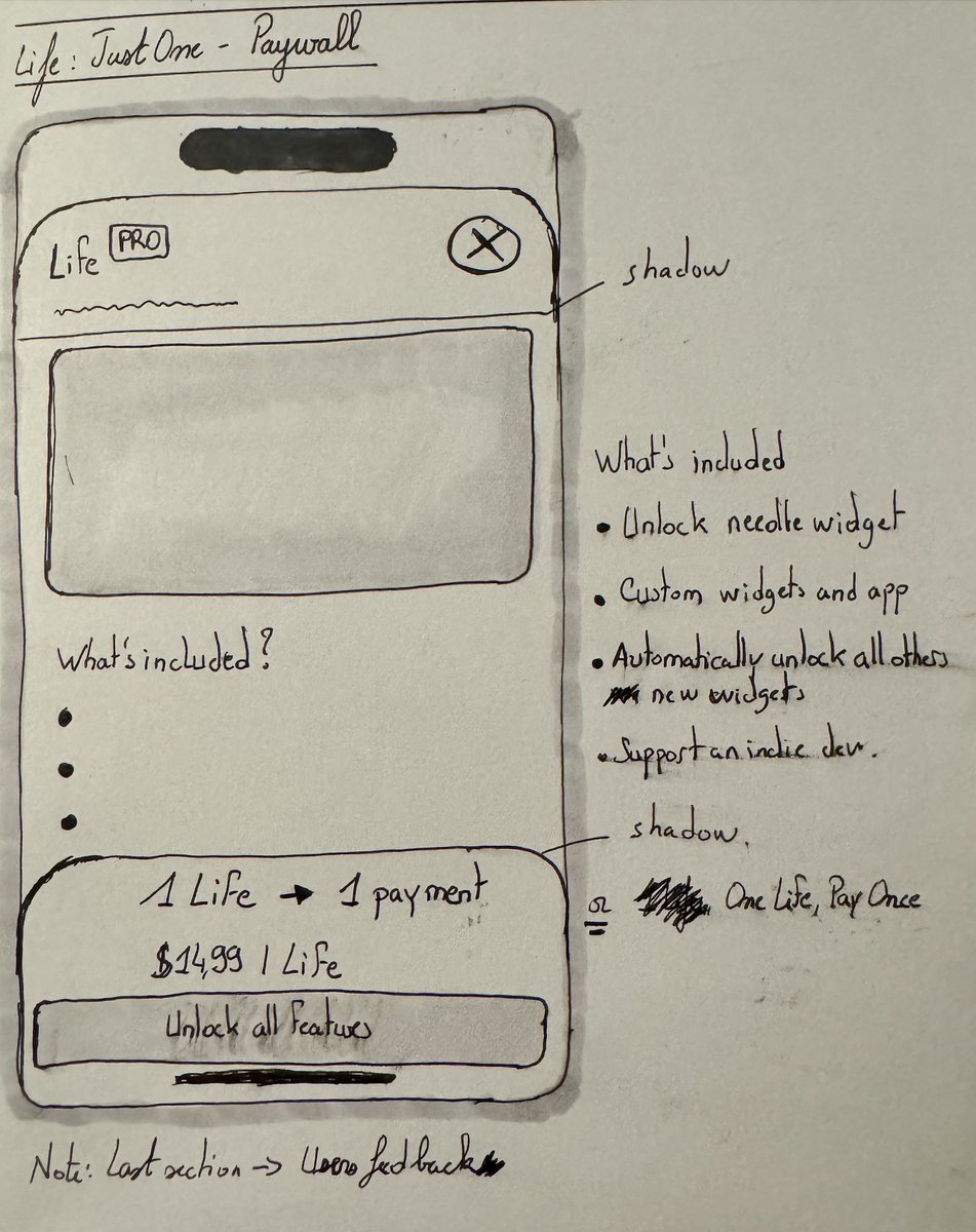 JulienLacr0ix's tweet image. I love simple processes.

Step 1: Pens + notebook
Step 2: Coding / Creating
Step 3: Play with it on a real device
Step 4: If it’s good, stop. If not, go back to step 1.

Keep it simple. Don’t overcomplicate your work.

@LifeJustone1 #buildinpublic