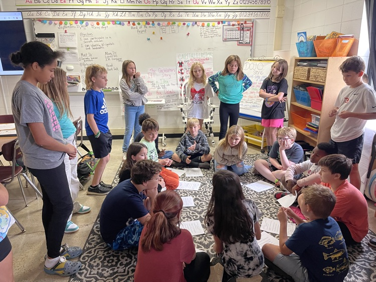 BeebeElementary's tweet photo. We did a Socratic Seminar to wrap up our learning in Mrs. Lewis’ class. #bbelem #besisthespottobe #bprd https://t.co/7fbyCdOWOV