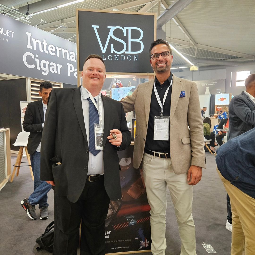 ldncigarsmoker's tweet image. Loved meeting the guys behind @VSBLondon at #InterTabac last week their cigar accessories are great!