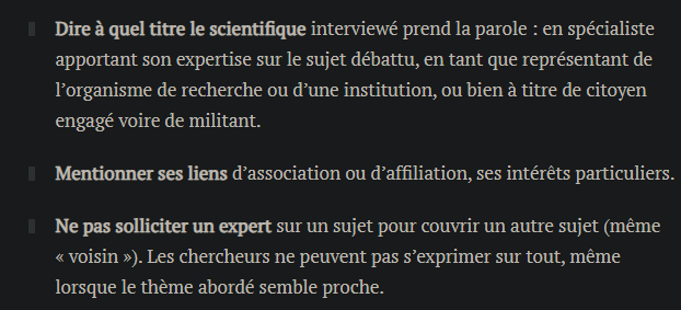 CitizenXSci's tweet photo. @conseildeonto a établi des recommandations perfectibles mais essentielles, extrait :
La porosité des médias aux militants RS #FauxExperts est une plaie. https://t.co/Op4x9o17b3