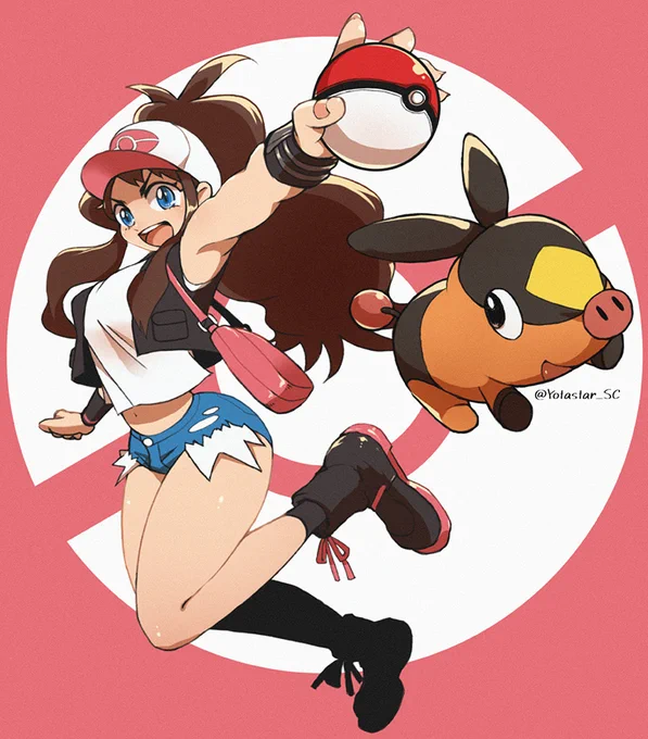 ポケットモンスター ブラック・ホワイト「トウコ&ポカブ」Pokémon BW - Hilda &amp; Tepig - 