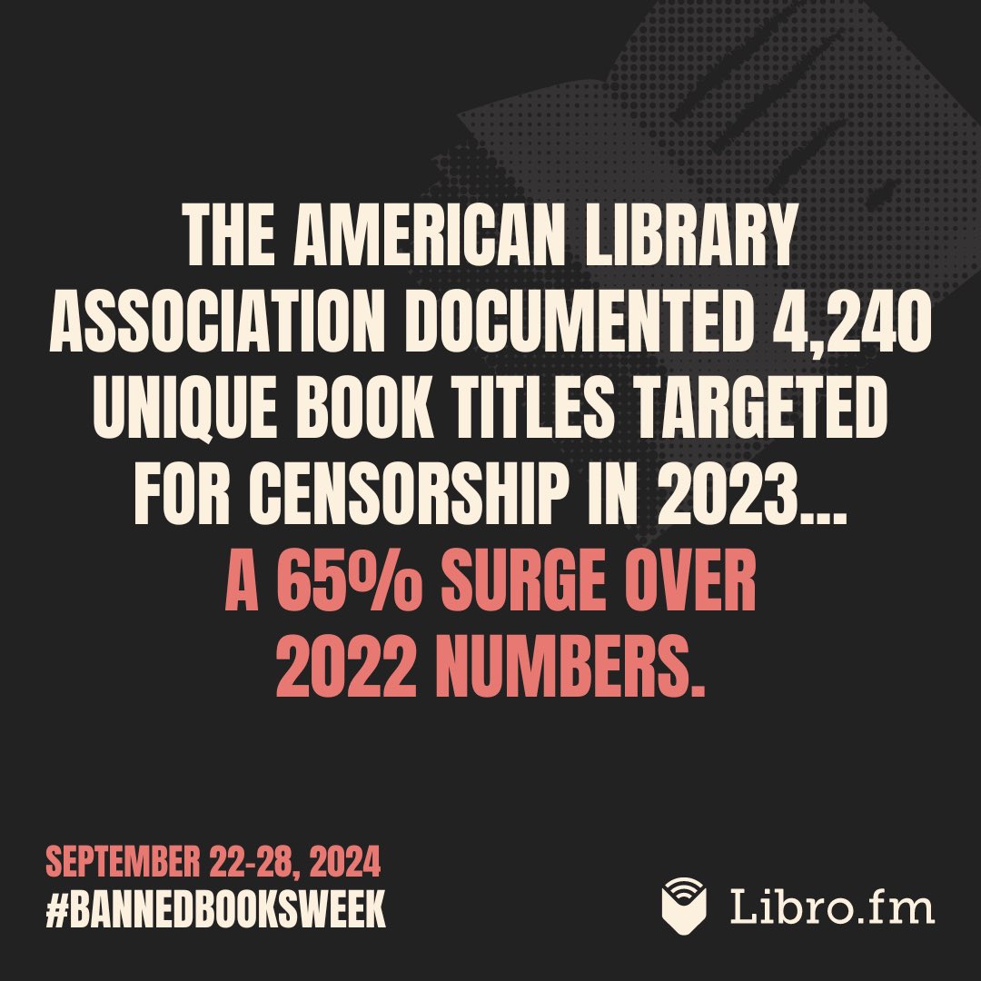 BookSoup's tweet photo. This Banned Books Week and all year long, fight book bans with us and @librofm. From 9/22-9/28, you can download a free copy of I Am Malala.
Head to this link to download your copy: https://t.co/tM2txYR9n7
#booksoup #librofm #BannedBooksWeek #weho https://t.co/bu0TqrzFlC