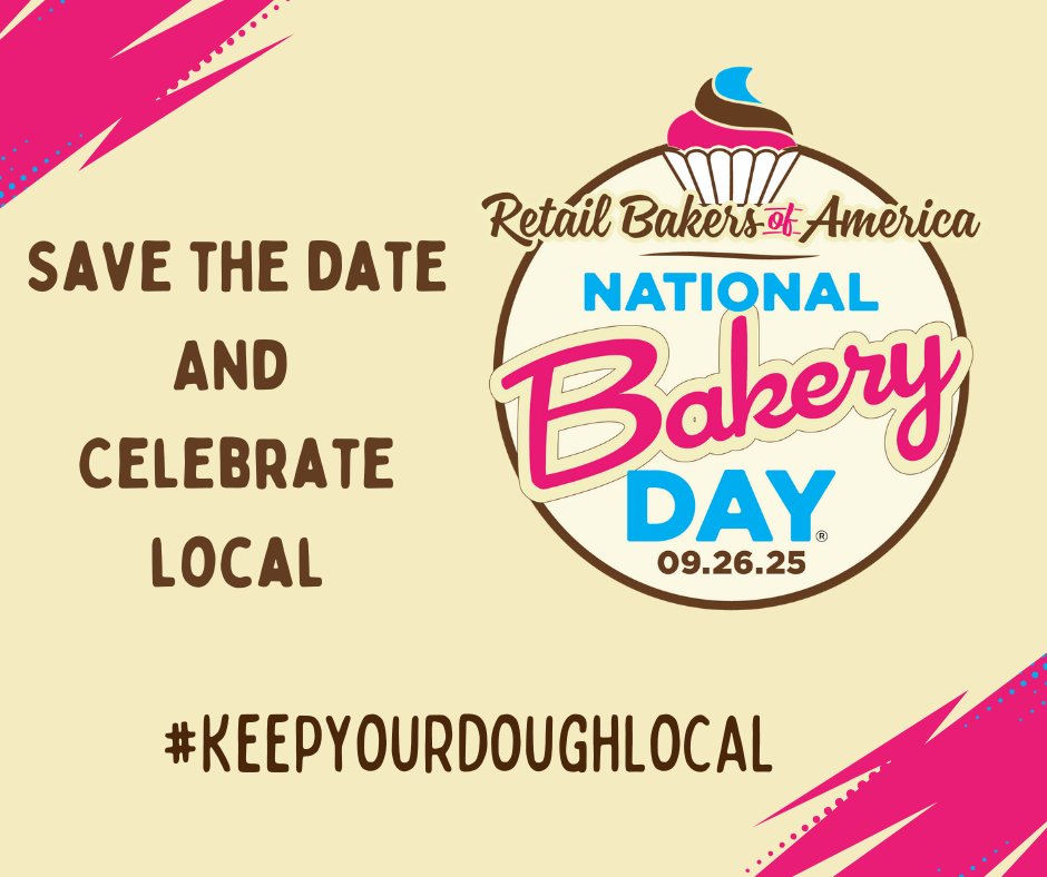 We had a blast celebrating National Bakery Day last Friday, and we hope you did too!
Remember that every day is a good day to #keepyourdoughlocal, not only in bakeries but in all small independent businesses. 

Save the date for #NationalBakeryDay 2025! Friday, September 26, 2025