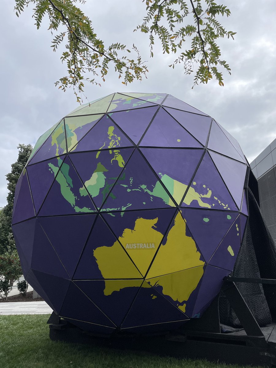 It’s all happening! We’re excited that <a href="/CambSciFest/">Cambridge Science Carnival</a> is finally here! <a href="/SienaConst/">Siena Construction</a>’s geodesic sphere has been beautifully painted, expertly installed, &amp; ready to wow visitors with our camera obscura exhibit. Please stop by the Kendall open space in <a href="/CambMA/">City of Cambridge</a>. We’ll be here all week!