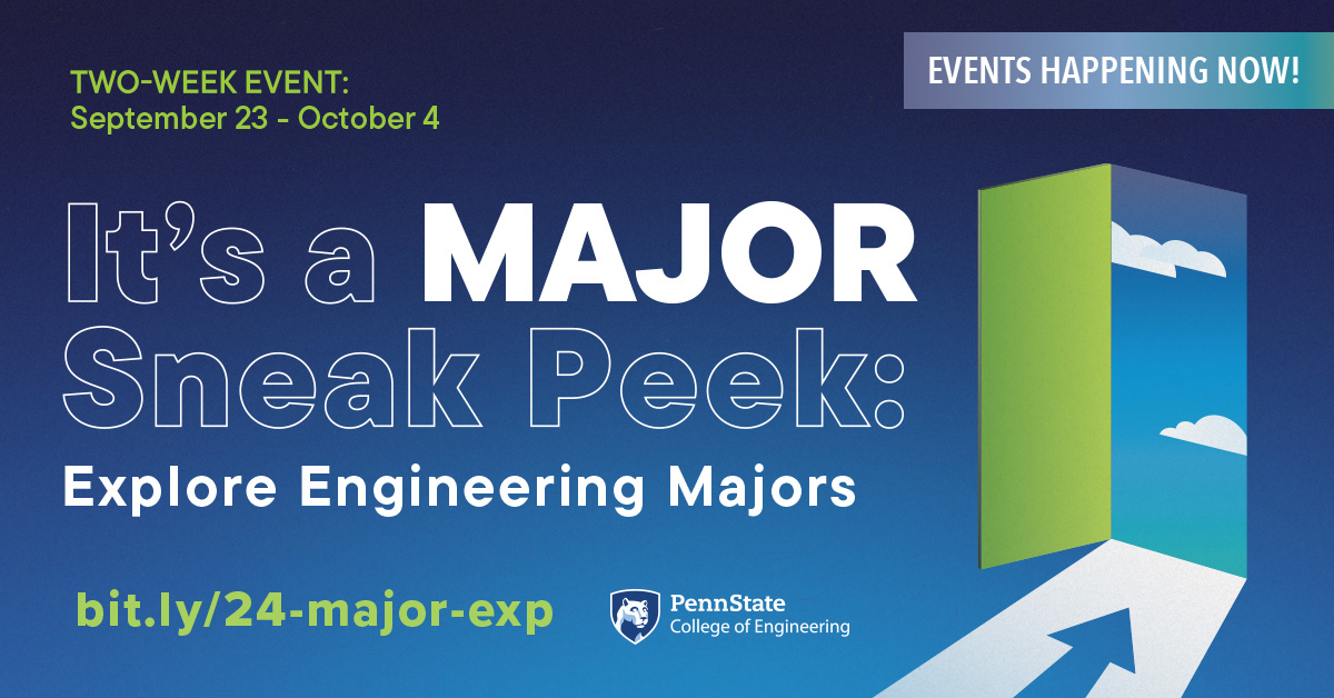 Are you interested in nuclear engineering❓

We are hosting, “Exploring the Nuclear Engineering Major,” on Sept. 25, 2-5 p.m., in 112 Hallowell (NIC)!

Join us and meet nuclear engineering students and faculty and explore the nuclear engineering major ➡ bit.ly/24-major-exp