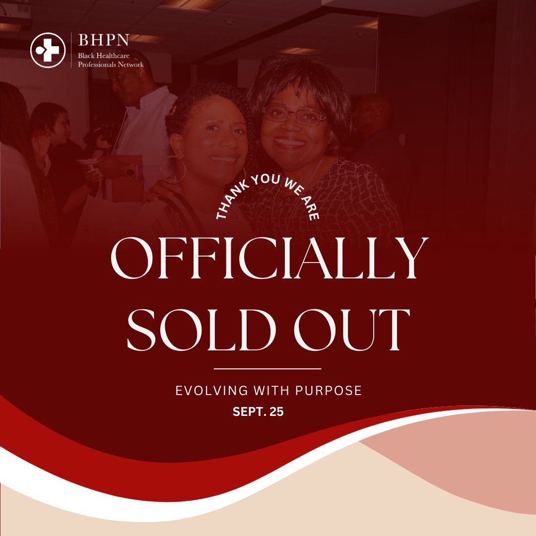 🎉 We’re officially SOLD OUT! 🎉 Thank you to everyone who secured their spot for BHPN Presents: Evolving with Purpose! We can’t wait to see you this Wednesday for an incredible event. 👏

 #BHPN #EvolvingWithPurpose #Grateful #SeeYouSoon