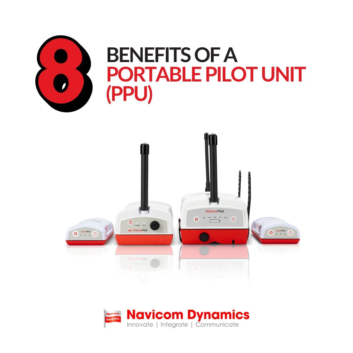 NavicomDynamics's tweet image. Portable Pilot Units (PPUs) offer a huge amount of benefits that enhance safety, efficiency, and reliability in maritime operations. Here are just a few reasons why PPUs are indispensable tools for modern pilots: buff.ly/4gBdY7a 
#portablepilotunit #ppu #navicom