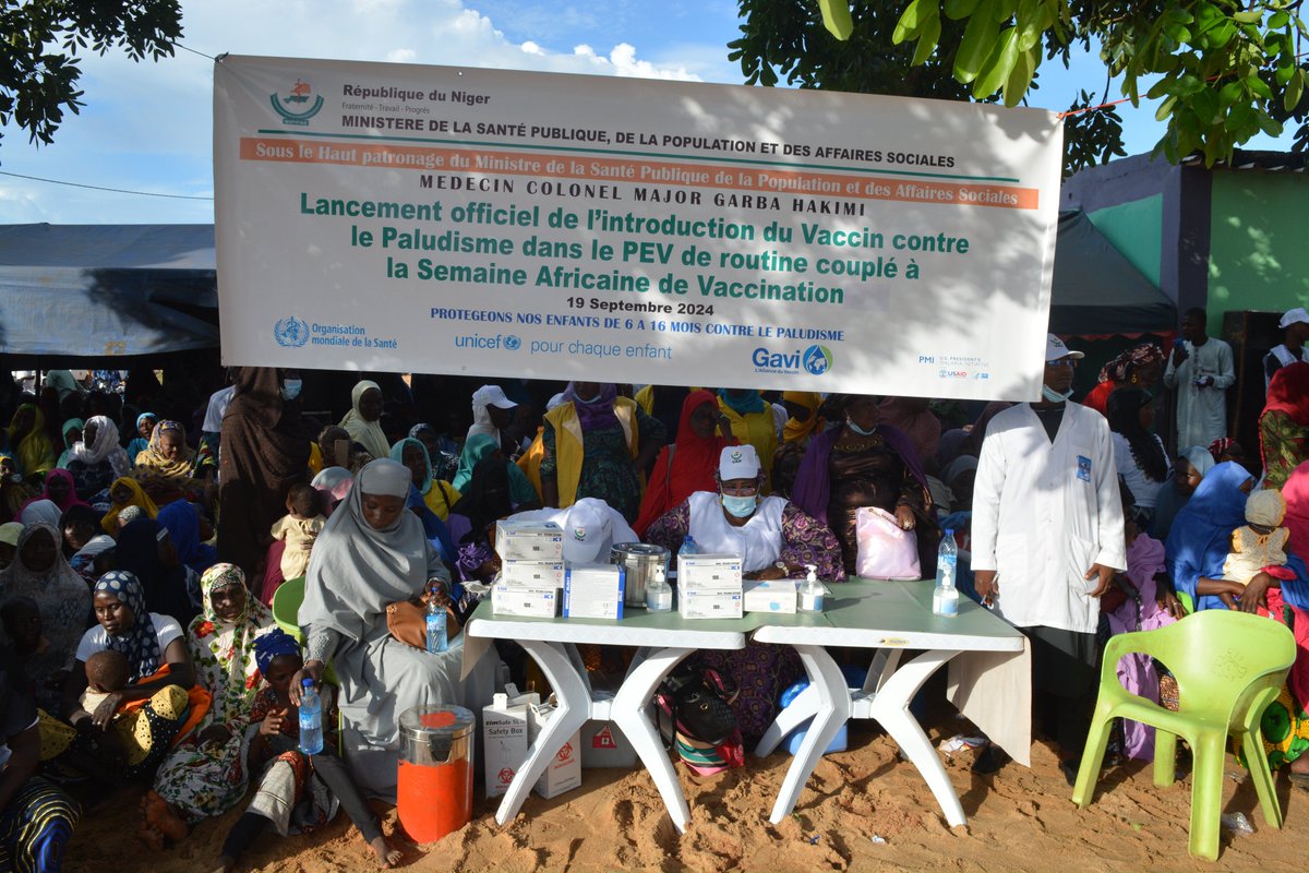 DalbergTweet's tweet photo. We’re thrilled to announce that Niger has officially launched the malaria vaccine for children aged 6–16 months. The milestone was achieved through the collaboration of Dalberg, @gavi, @WHO, @UNICEF, @USAID, & other key partners.
#EndMalaria #GlobalHealth #PartnershipForHealth https://t.co/ddFN3cqrnS