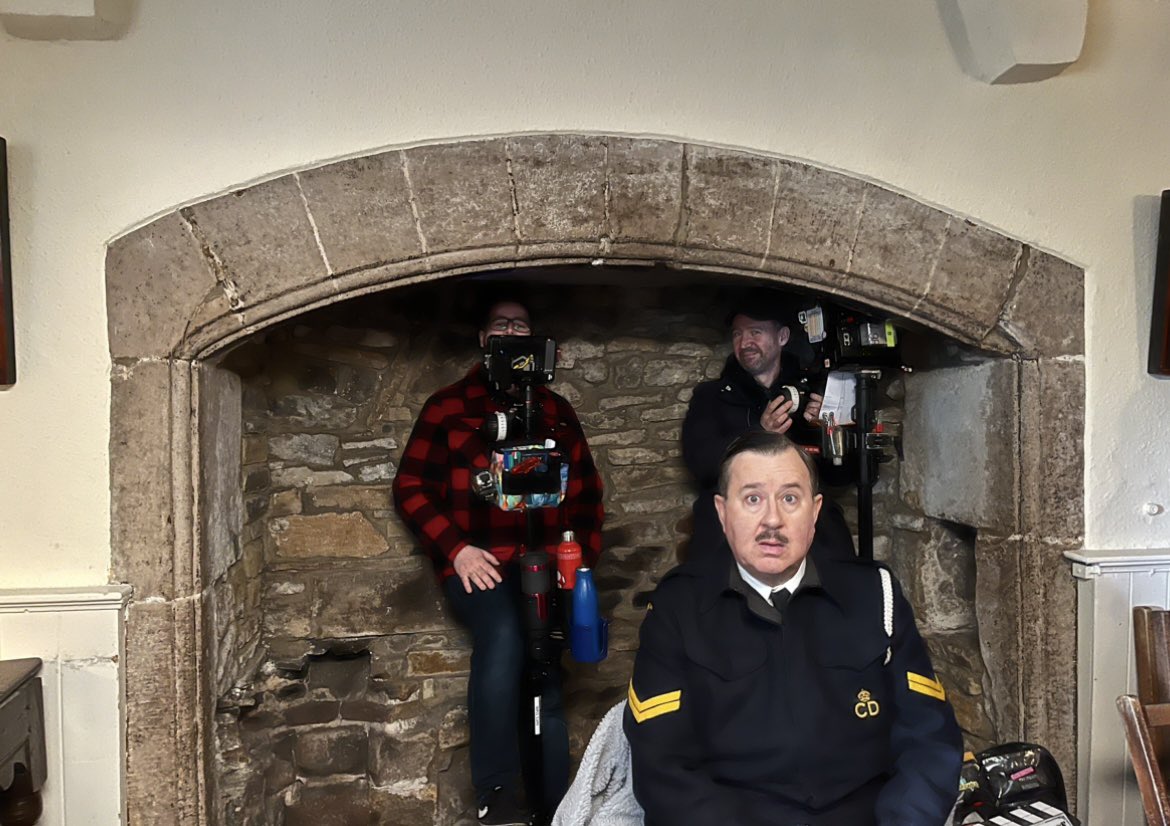 As crew we often have to lurk, hide or hover in unusual (or amazing) spaces! #ACGAS <a href="/beckyk_makeupfx/">Bex Kerton</a> <a href="/PhilPease/">Phil Pease</a>