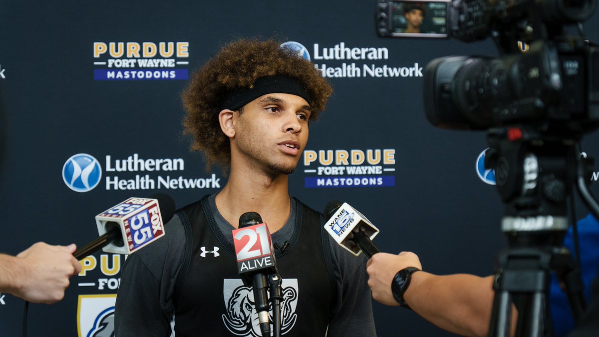 First practice media availability ✔️ 

#FeelTheRumble #HLMBB