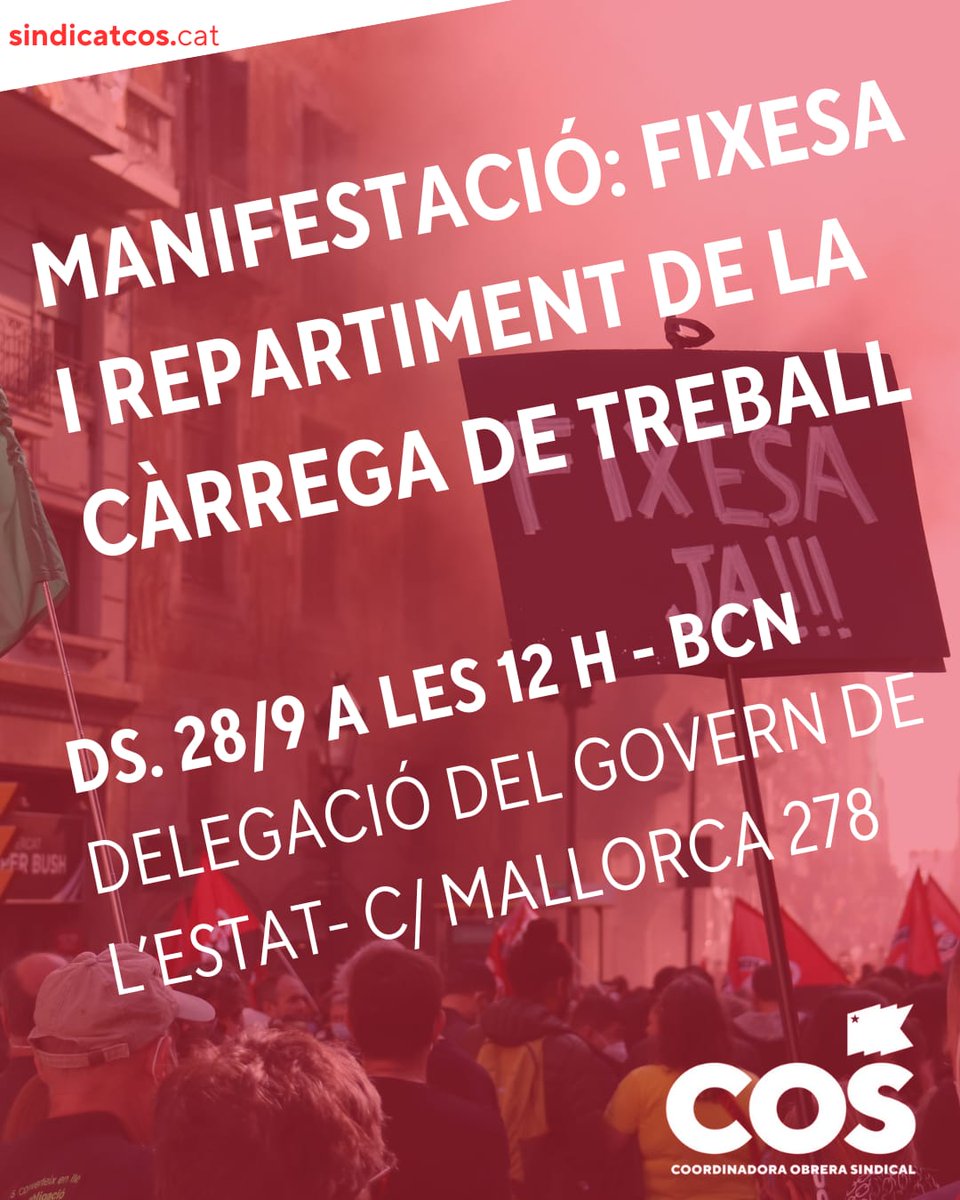 COSEducacio's tweet photo. Les que hi som ens quedem! Per uns serveis 100x100 públics Defensem les plantilles estables!!!
#fixesaja @100x100Publics #capinterinalcarrer https://t.co/9PjoqTJjNm