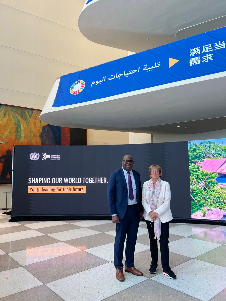 Bonny Ibhawoh (@giazilo) on Twitter photo My colleague on the UN Expert Mechanism on the Right to Development, Isabelle Durant, joined me for bilateral discussions with state delegates on operationalizing the right to development. The Pact for the Future reaffirms several "right to development" principles. #SOTF #UNGA79 My colleague on the UN Expert Mechanism on the Right to Development, Isabelle Durant, joined me for bilateral discussions with state delegates on operationalizing the right to development. The Pact for the Future reaffirms several "right to development" principles. #SOTF #UNGA79