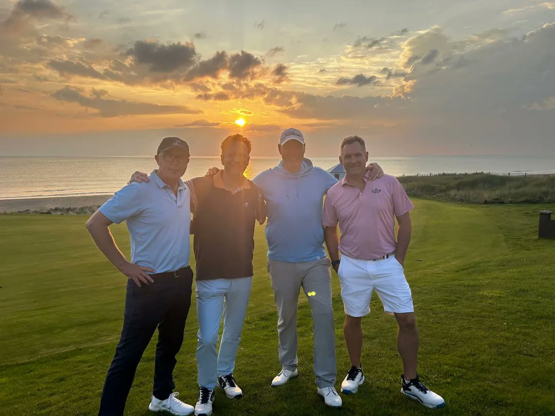 TedHigginsGolf's tweet photo. Many thanks to everyone at @Royal_Porthcawl for their wonderful hospitality. Three rounds played on this beautiful course  A very special place and one I am really looking forward to returning to play someday @caddymastersirl https://t.co/w3f8zKCUkY