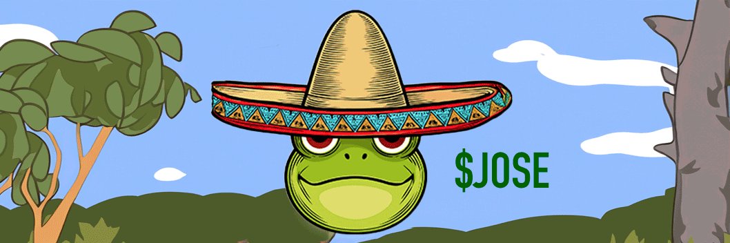 realjosefrog's tweet photo. JOSE Frog
No Way! $JOSE

AIRDROP Cpmin’ at ya!

JOSE Frog is coming alive SOON!
The first 100 people to like, Follow, and Comment “$JOSE to 1B” with their Solana Wallet address will get the AIRDROP! #memecoin #coin #1B 
@realjosefrog https://t.co/CIJBxKeRnP