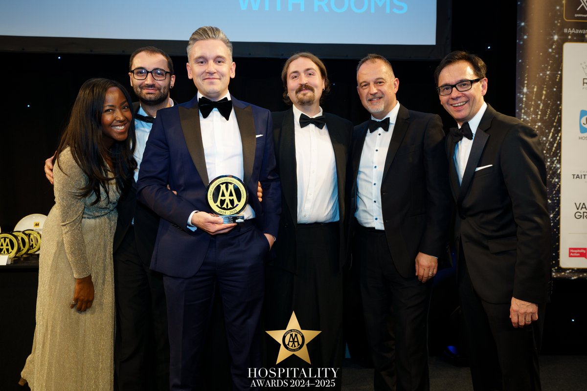 AA Hospitality (@aahospitality) on Twitter photo The AA Wine Award for England and overall winner of the Wine Award is <a href="/restmoorhall/">Moor Hall Restaurant</a> <a href="/MarkDBirchall/">Mark Birchall</a>. Thank you to <a href="/bibendumwine/">Bibendum</a> for sponsoring all our Wine Awards this year.
#AAawards The AA Wine Award for England and overall winner of the Wine Award is <a href="/restmoorhall/">Moor Hall Restaurant</a> <a href="/MarkDBirchall/">Mark Birchall</a>. Thank you to <a href="/bibendumwine/">Bibendum</a> for sponsoring all our Wine Awards this year.
#AAawards