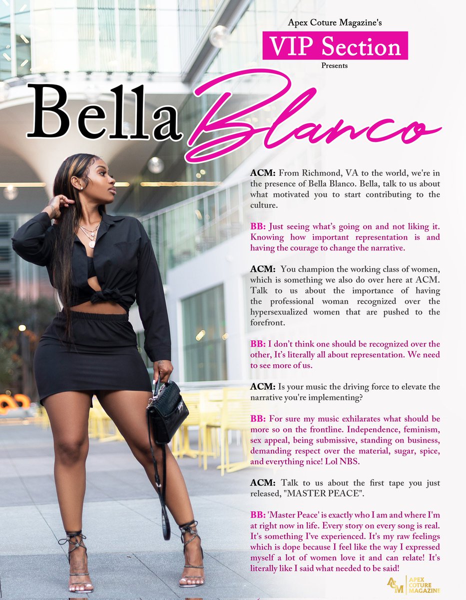 ACMpub's tweet image. #ApexCotureMag's #VIPSection Exclusives are always 🔥

#BellaBlanco came through real spicy 🌶️

For Advertising or Feature Inquiries:

CALL - TEXT - EMAIL - DM
407-801-3906 OR APEXCOTUREMAG@GMAIL.COM

Order your hard copy 🔗 linktr.ee/ApexCotureMag

Pick up at #ParkAveCDs