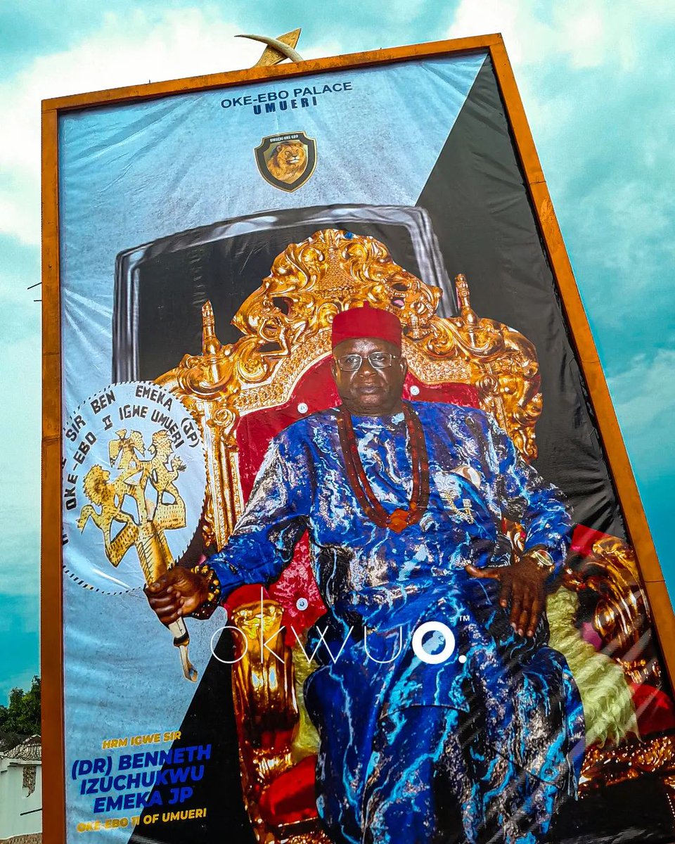 okwuohq's tweet photo. Photos from the 8th Iwa Ji Umueri Festival of HRM Igwe Dr. Bennett Izuchukwu Emeka (Oke Ebo II of Umueri Kingdom) which took place on the 21st of September 2024 at his Palace in Umueri, Anambra State.
It was indeed a rich, colourful culture/traditional event.
#okwuo #okwuohq https://t.co/pVEJf915dU