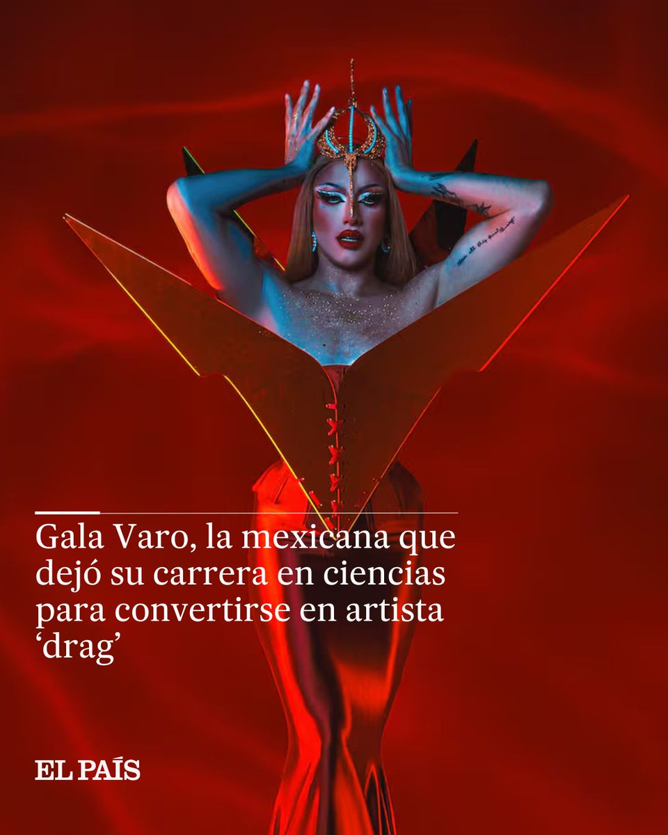 elpaismexico's tweet photo. 🗣️ “Mi drag busca celebrar lo que significa ser mexicano. No nos rajamos, le entramos a los chingadazos"

En el drag, @Gala_Varo encontró un sentido de pertenencia, un espacio seguro para expresarse y sentirse cómoda

✒️@saragzzortiz https://t.co/KSZyQeoLlP https://t.co/fmByxxAzUq