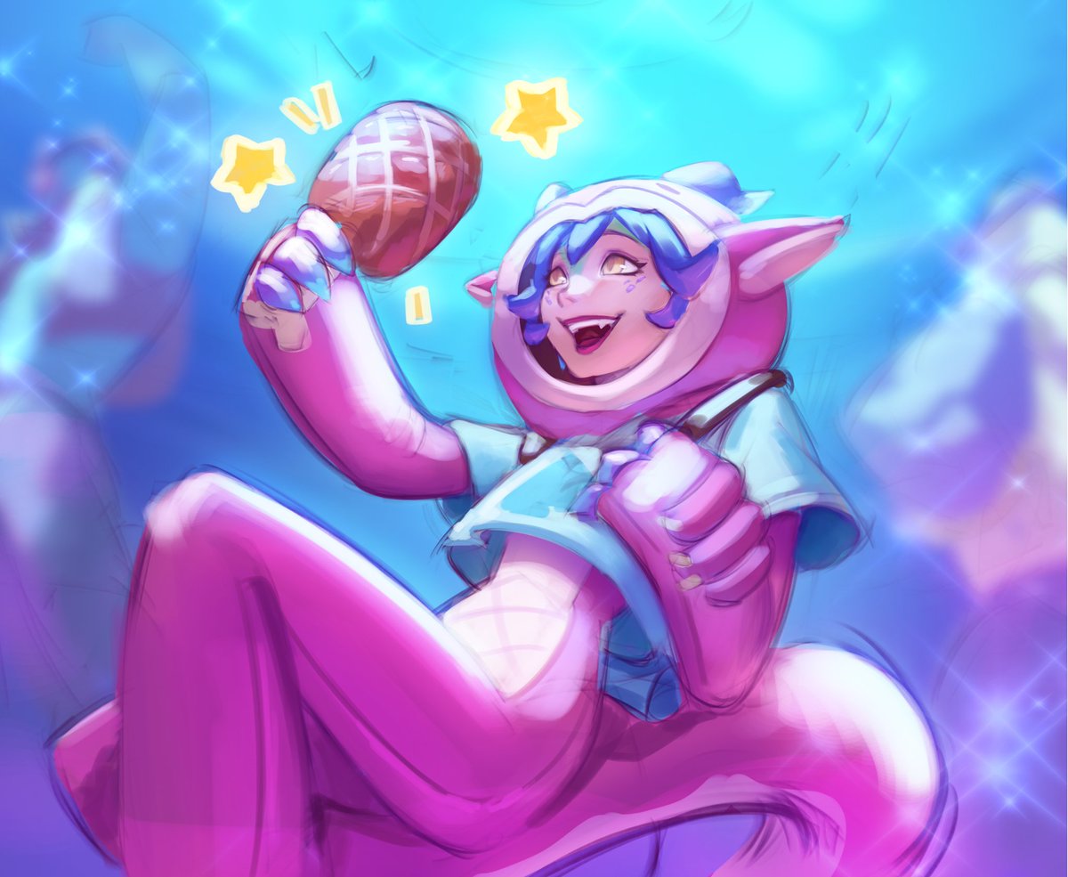 Couldnt stop singing "I JUST WANNA BE A PART OF YOUR SYMPHONY" while doodling this. Neeko WIP because I wanted her to be in the middle c: 
#art #leagueart #leageoflegends #neeko #neekolol #artoflegends