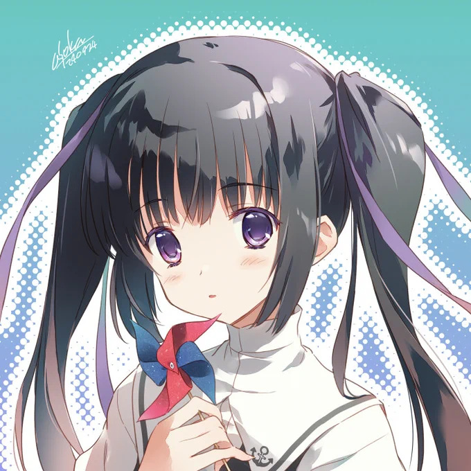 #Skeb 「H2O -FOOTPRINTS IN THE SAND-」というR18他作品の小日向 はやみさん 制服時は髪を下ろしているのが基本のようなので、好みで私服時も ご依頼ありがとうございました