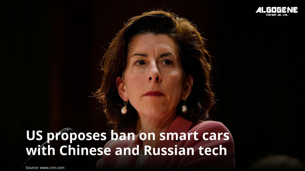 ALGOGENE_'s tweet image. 🌍💹 US proposes ban on smart cars with Chinese and Russian tech. Continue reading 👉edition.cnn.com/2024/09/23/tec…

#USProposesBan #SmartCars #ChineseTech #RussianTech