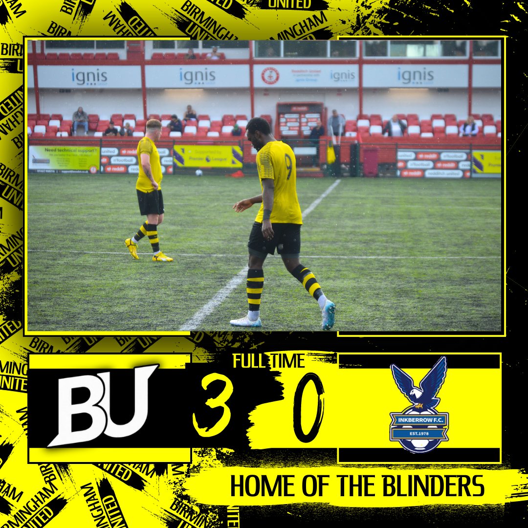 ⚡️FULL TIME⚡️

BU 3-0 Inkberrow 

It's the one-two punch again as our dynamic duo up top continue to do what they do best and that is score goals 🤌

What a force Jahvan and Connoll have turned out to be with a solid team performance ensuring we kept the sheets clean 🧼

⚽️⚽️