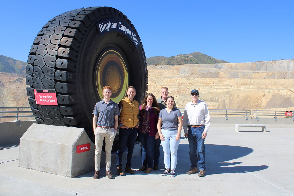 Thank you to EDCUtah Founder member, Rio Tinto for taking our team out to the Kennecott copper mine in the Oquirrh range. Rio Tinto’s extraction of copper and other minerals is critical to supply chains across the state and country and helps drive our economy forward.