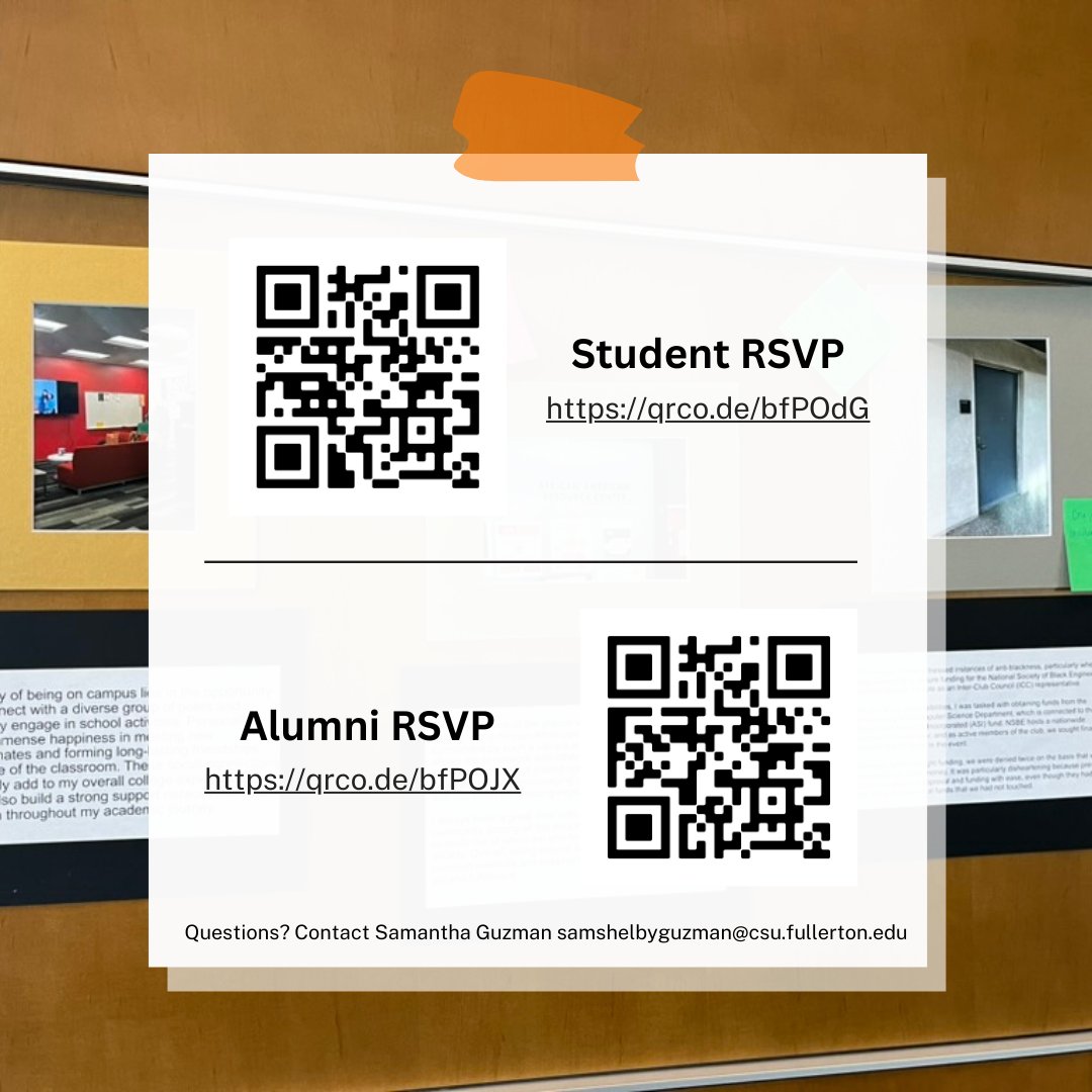 Alumni &amp; Students of the MSHE program, please join us for this upcoming social mixer! We hope that you will join us in community on Thursday, October 24th at 6pm in CSUF's Pollak Library (PLN)-130. #csufmshe #titansreachhigher