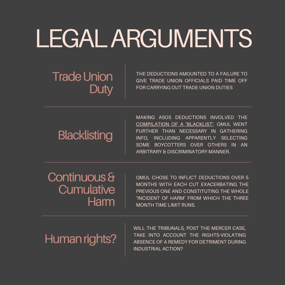 qm_ucu's tweet image. The draconian deductions that made @QMUL famous are off to tribunal this week!

We explain some of the timeline, arguments, and continued work. 

Full blogpost: qmucu.org/2024/09/20/aso…