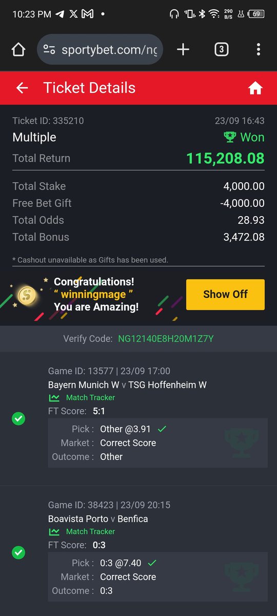 @MrSamPunter @Afc_Saks <a href="/39billion/">39</a> <a href="/NnaGlobal/">𝑵𝒏𝒂 𝑮𝒍𝒐𝒃𝒂𝒍 🌎</a> Thanks bro