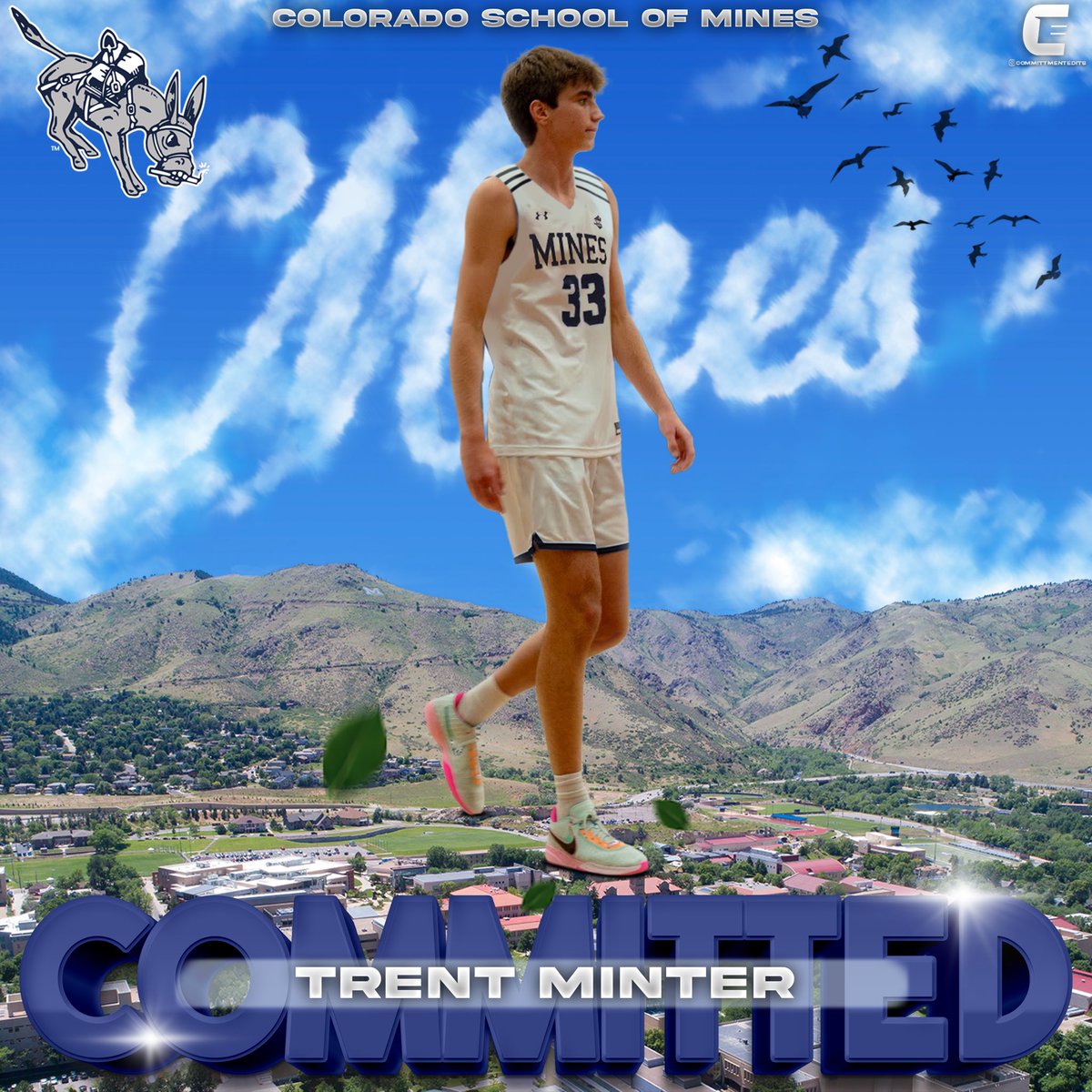 Excited to announce my commitment to Colorado School of Mines! #gomines