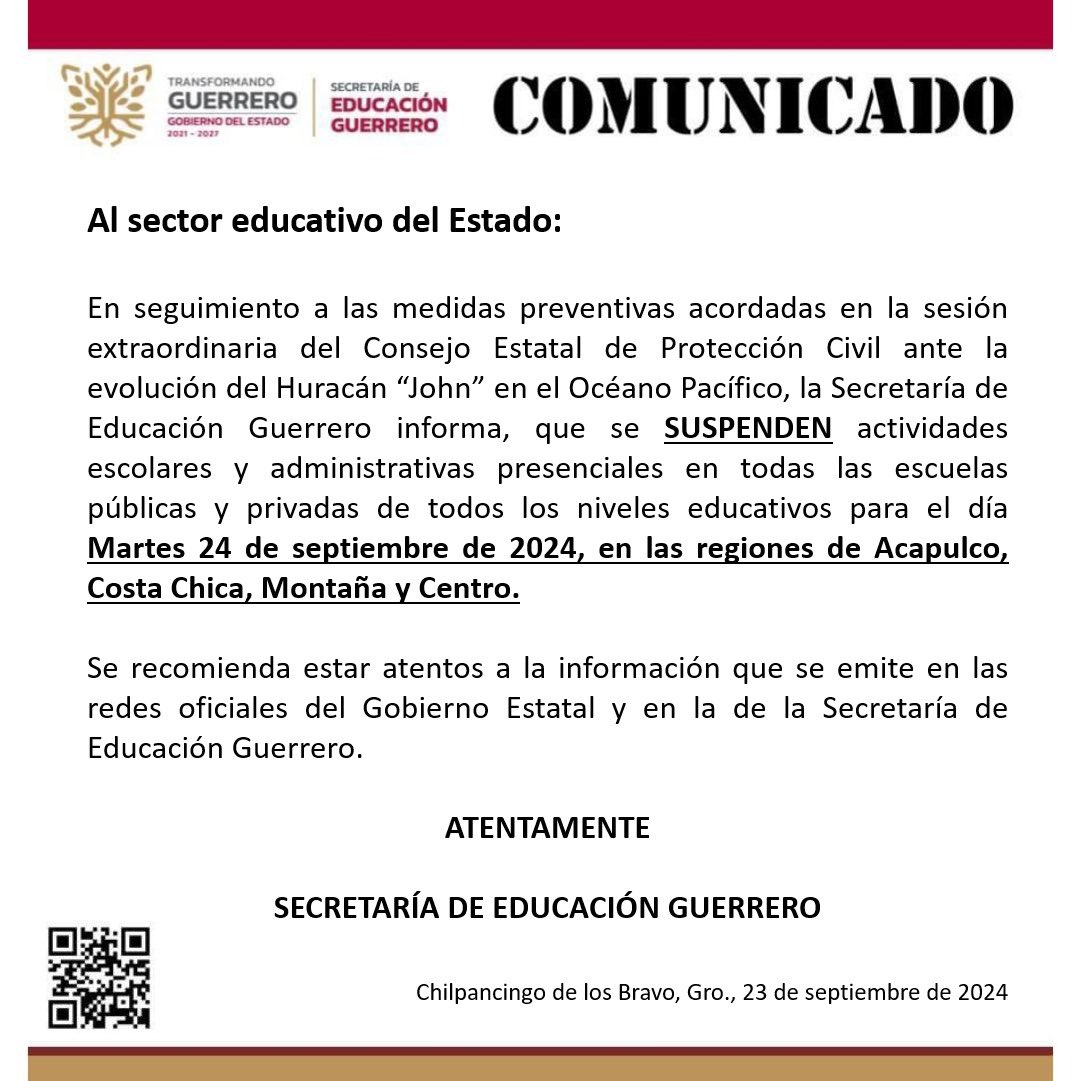 Secretaría de Educación Guerrero tweet media