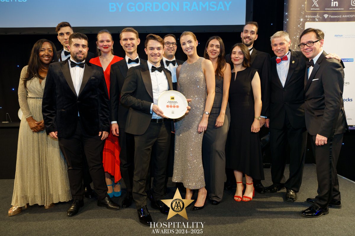 AA Hospitality (@aahospitality) on Twitter photo Achieving 4 #AARosettes this year is Restaurant 1890 by <a href="/gordonramsayGRR/">Gordon Ramsay Restaurants</a>. Thank you to our sponsor <a href="/rakporcelaineu/">RAK Porcelain Europe</a>
#AAawards <a href="/gordonramsay/">Gordon Ramsay</a> <a href="/TheSavoyLondon/">The Savoy</a> <a href="/VisitLondon/">Visit London</a> Achieving 4 #AARosettes this year is Restaurant 1890 by <a href="/gordonramsayGRR/">Gordon Ramsay Restaurants</a>. Thank you to our sponsor <a href="/rakporcelaineu/">RAK Porcelain Europe</a>
#AAawards <a href="/gordonramsay/">Gordon Ramsay</a> <a href="/TheSavoyLondon/">The Savoy</a> <a href="/VisitLondon/">Visit London</a>
